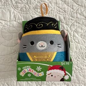 Squishmallows Murray the Nutcracker 4” Plush Ornament NWT Christmas